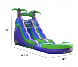 IMG 1061 1719005176 16ft Purple Tropical Slide (Hero Kiddo)